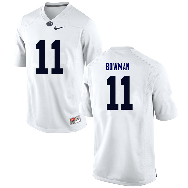 Men Penn State Nittany Lions #11 NaVorro Bowman College Football Jerseys-White - Click Image to Close